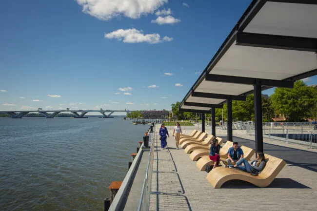 Pier Lounge on the Alexandria Waterfront