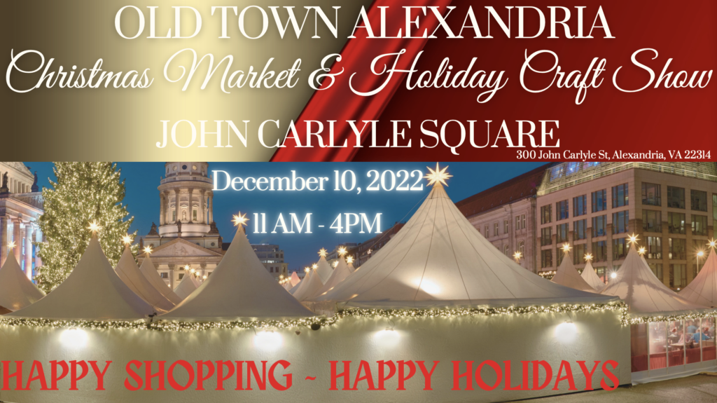 Old Town Alexandria Christmas Fair and Holiday Craft Show Visit