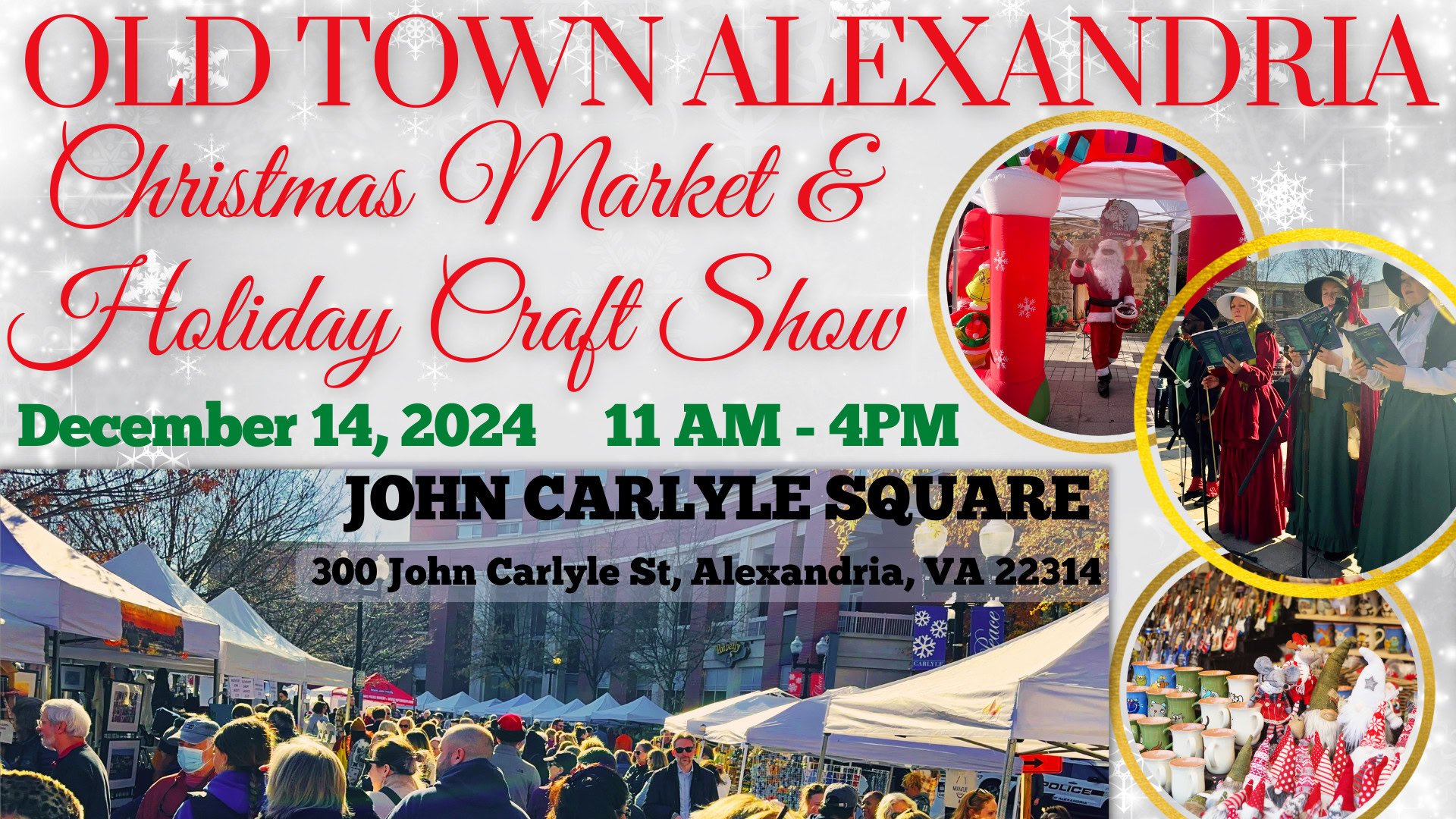 Old Town Alexandria Christmas Market and Holiday Craft Show Visit