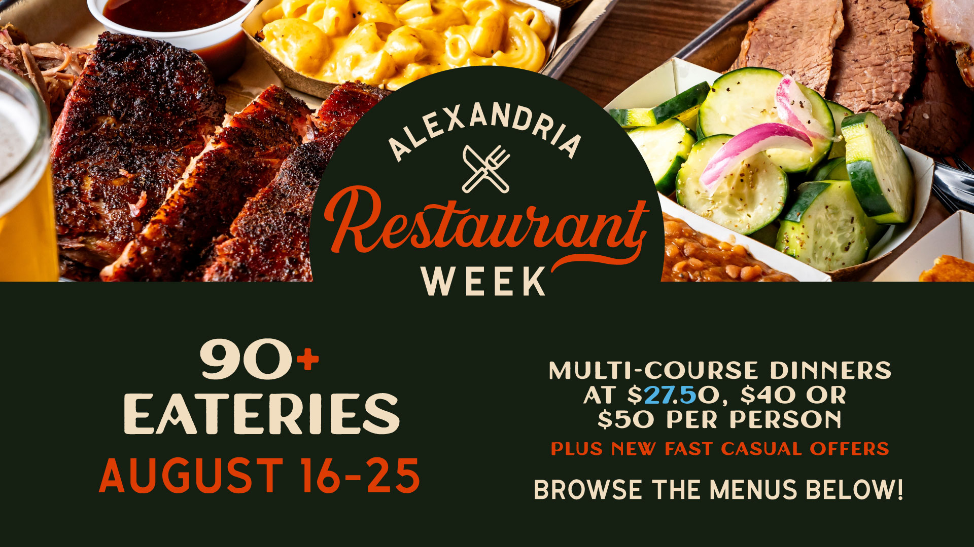Alexandria Restaurant Week | January 31-February 9, 2025