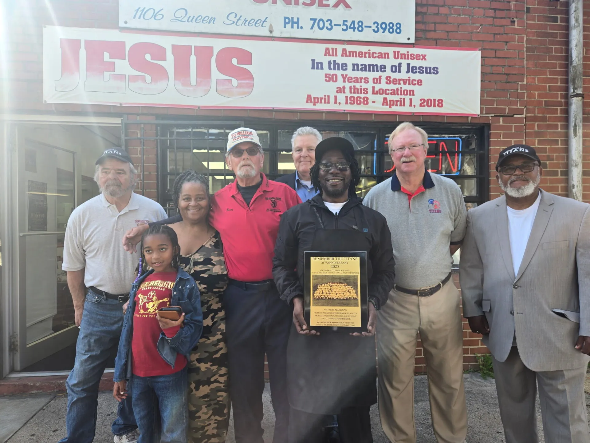 All-American Barber Shop in Old Town Alexandria