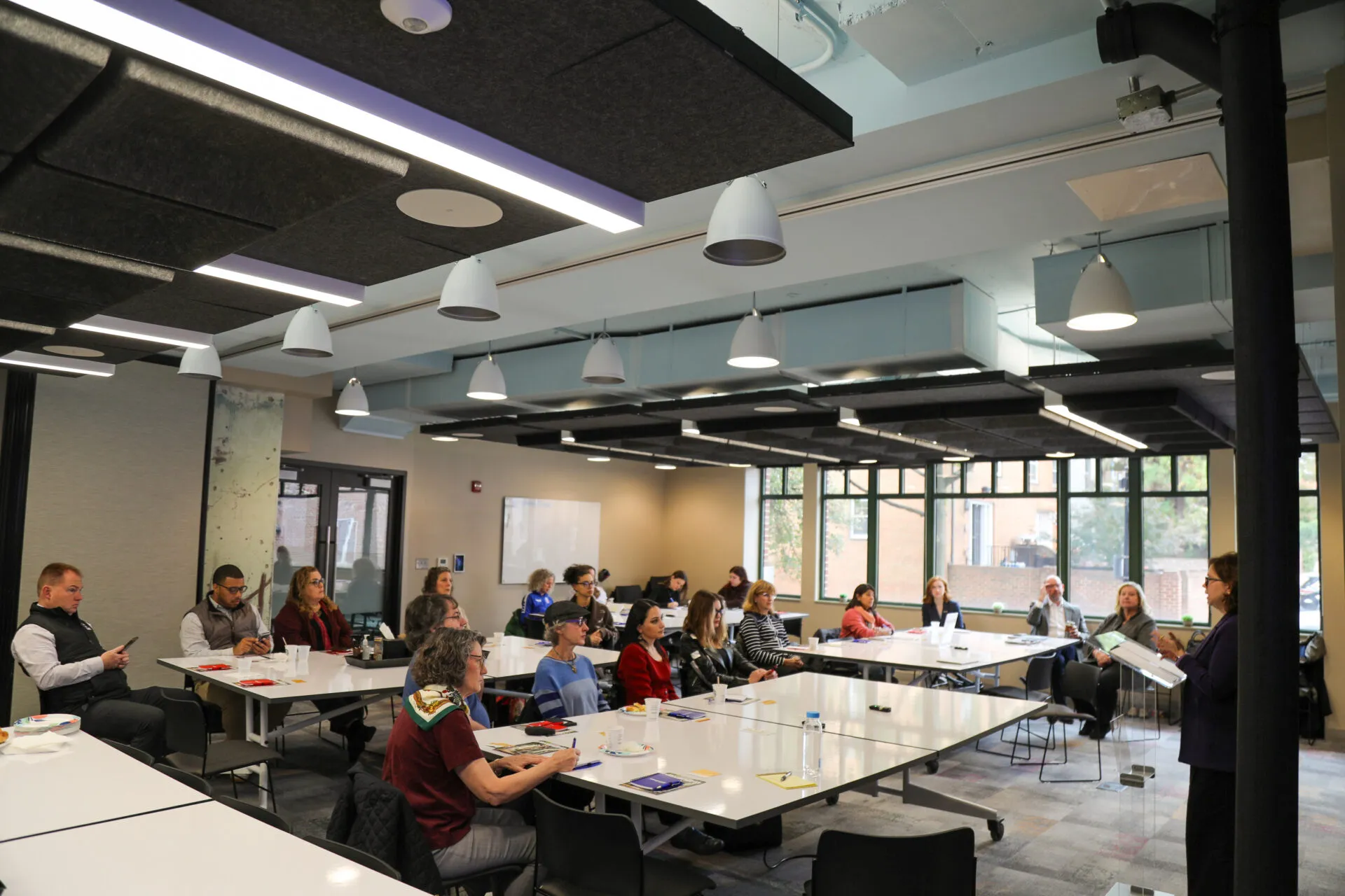 Visit Alexandria member business representatives attend a new member orientation event.