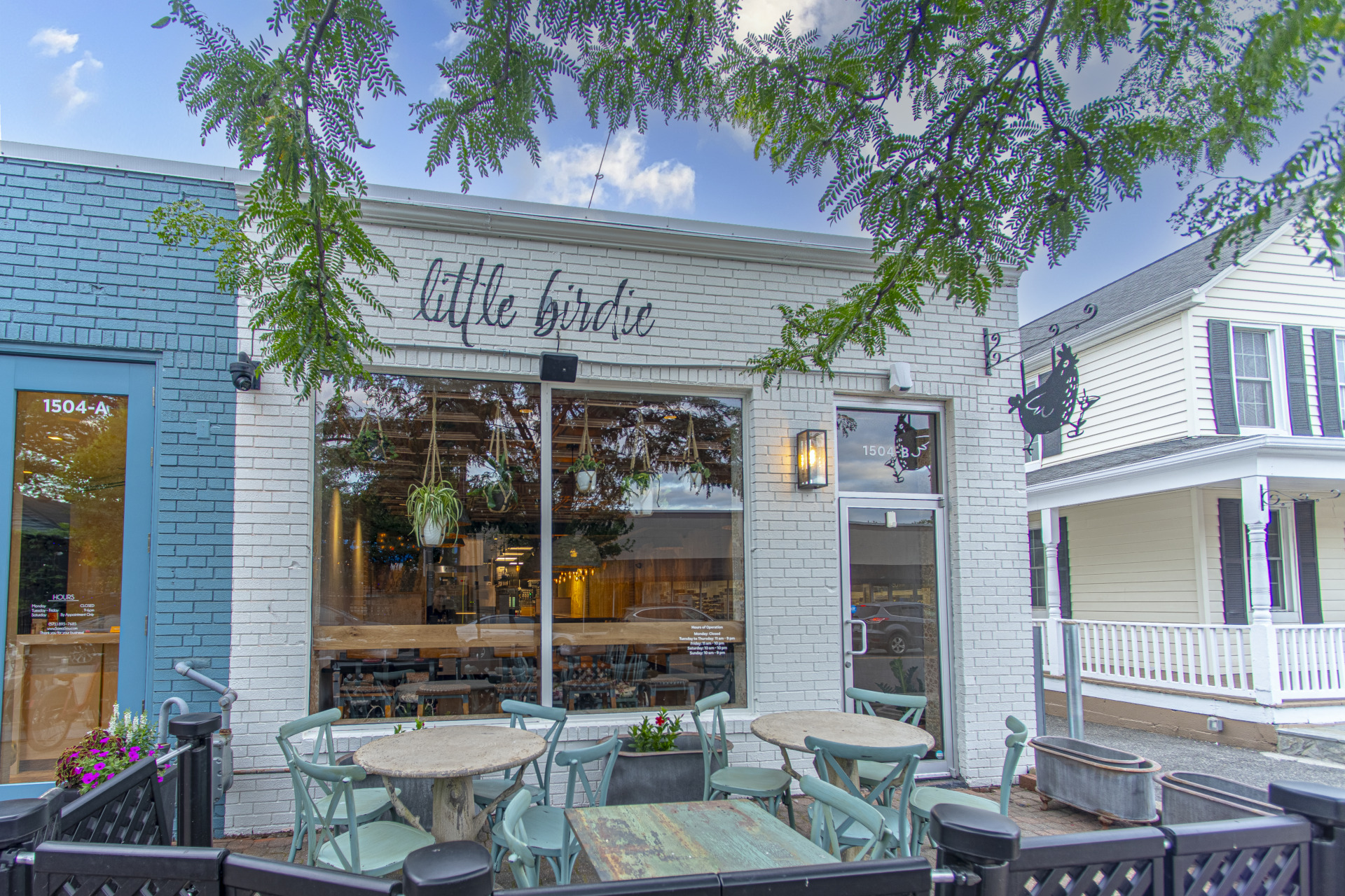 The exterior of the eatery Little Birdie. 